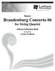 BRANDENBURG CONCERTO #6 SCORE cover Thumbnail